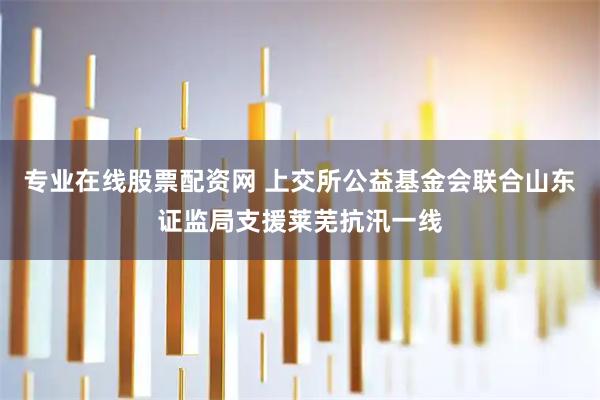 专业在线股票配资网 上交所公益基金会联合山东证监局支援莱芜抗汛一线